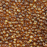 Glasperlen rocailles 11/0 (2mm) Transparent brown
